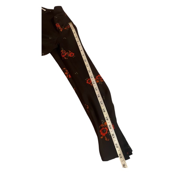 Scotch & Soda Black and Red Wrap Blouse Long Sleeve - Picture 7 of 9